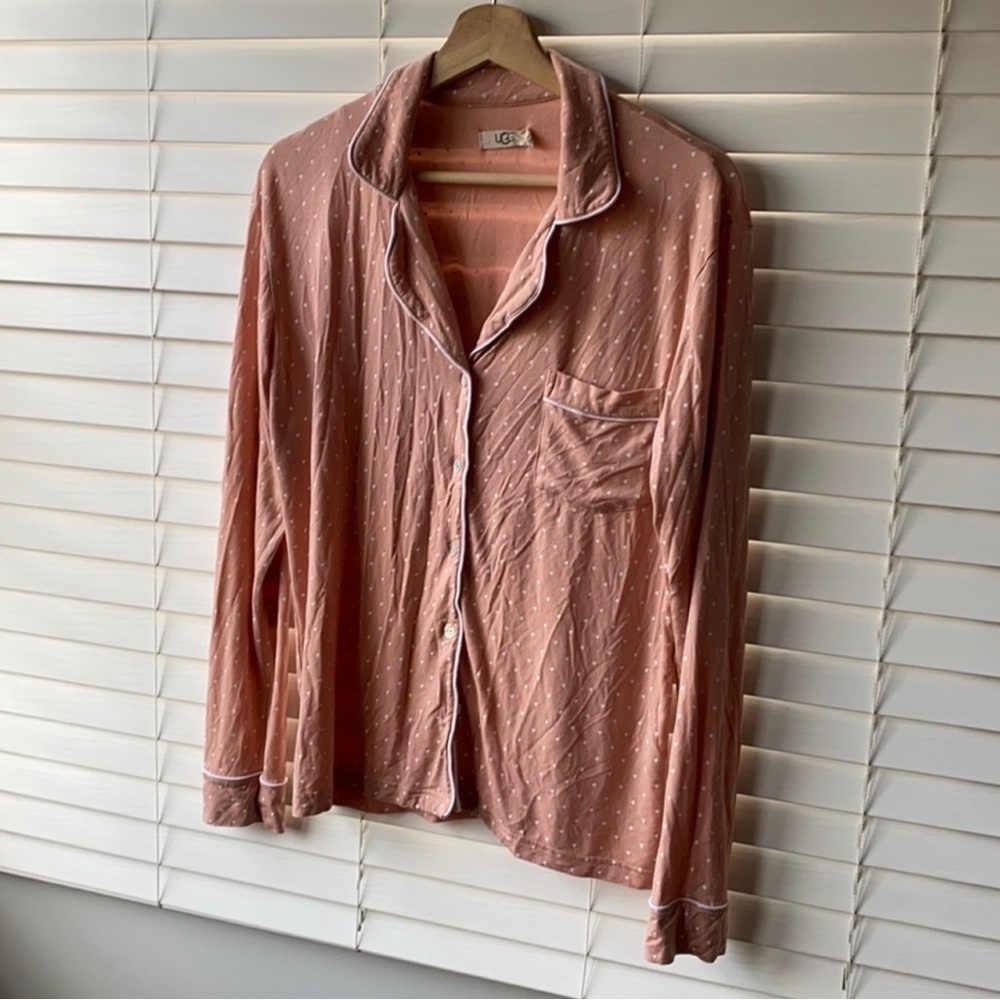 UGG LA Sunset Dots Lenon Pajama Top - Picture 2 of 4